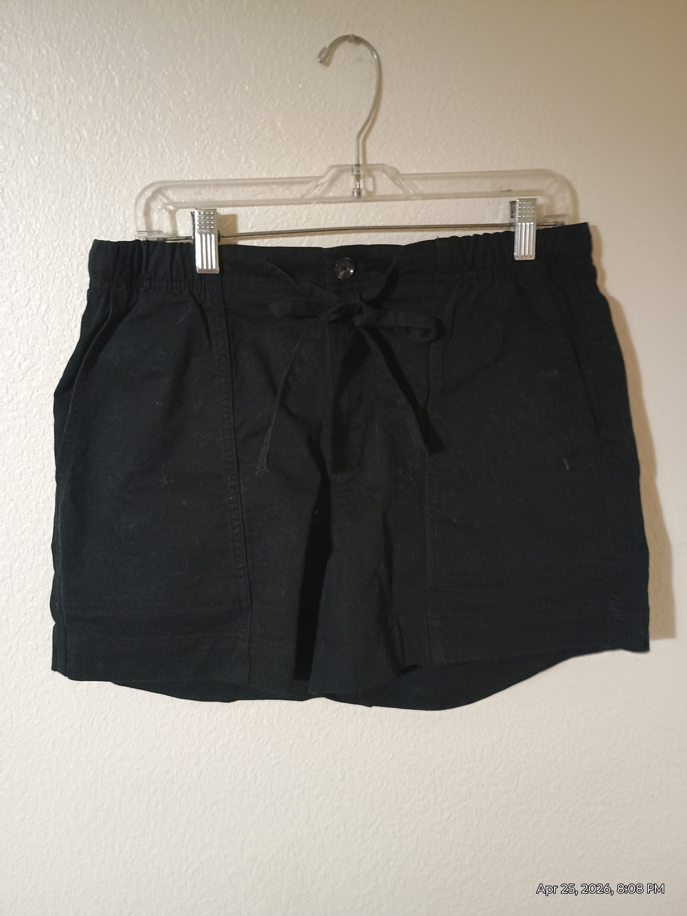 Banana Republic Black Drawstring Skort